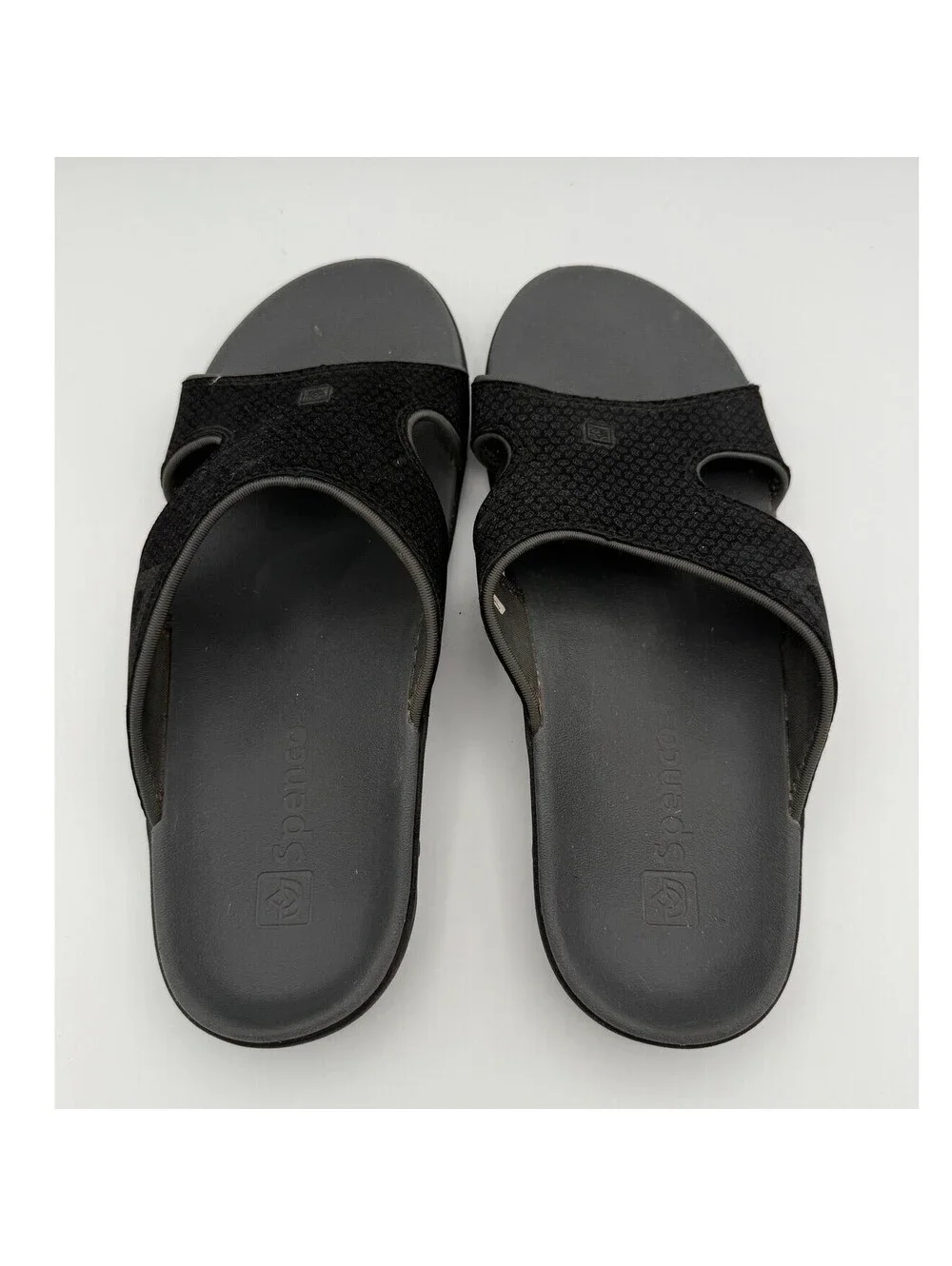 Spenco Kholo Women's Orthotic Slide Sandals Onyx Pattern Size US10W EU41.5